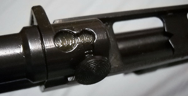 detail, M59/66 gas system valve, engaged